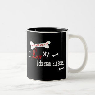 Dobermann Pinscher (ich liebe) Tasse