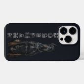 Dobermann Pinscher iPhone Hülle (Rückseite (Horizontal))