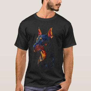 Dobermann Pinscher Low Poly T-Shirt
