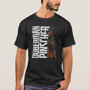 Dobermann Pinscher Lustige Frauen Hund Dobermann L T-Shirt
