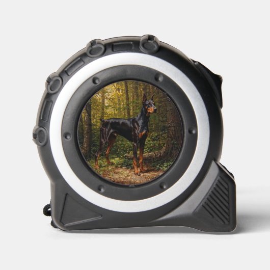 Dobermann Pinscher Maßband (Vorderseite)