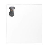 Dobermann Pinscher Nature Notepad Notizblock (Vorderseite)