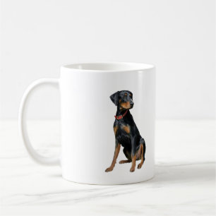 Dobermann Pinscher (natürlich) Kaffeetasse