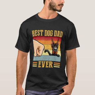Dobermann Pinscher Papa Bester Hundepapa Aller Zei T-Shirt