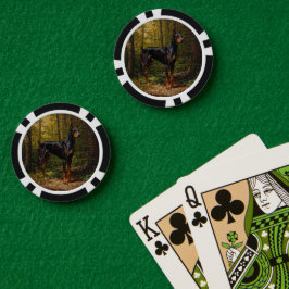 Dobermann Pinscher Pokerchips