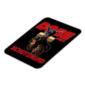 Dobermann Pinscher schutzhund-Jump-Magnet Magnet (Linke Seite)