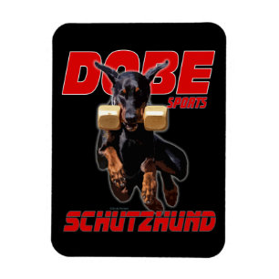 Dobermann Pinscher schutzhund Sprungsmagnet Magnet