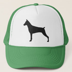 Dobermann-Pinscher-Silhouette Truckerkappe