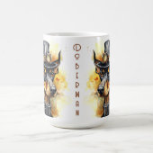 Dobermann Pinscher Steampunk-Hund Kaffeetasse (Mittel)