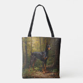 Dobermann Pinscher Tasche (Rückseite)