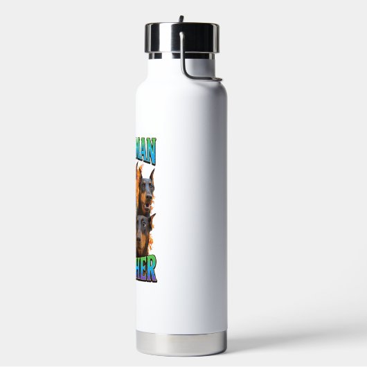 Dobermann Pinscher Trinkflasche (Links)