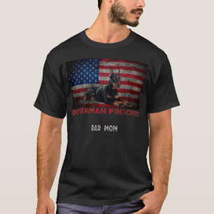 Dobermann Pinscher USA Mutter Vater T-Shirt