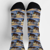 Dobermann Pinscher Weihnachtsboot Urlaub Socken (Oben)