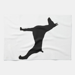 Dobermann Pinschersilo black.png Geschirrtuch