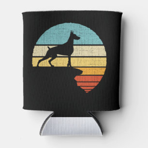 Dobermann Retro Vintag 60er 70er Dog Welpen Eigent Dosenkühler