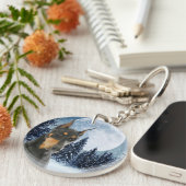 Dobermann-Schlüsselanhänger Schlüsselanhänger (Vorderseite rechts)