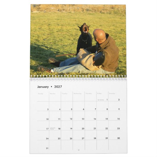 Dobermann-Schutzkalender aktualisierte 2012 Kalender (Jan 2027)