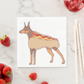 Dobermann Serviette (Beispiel)
