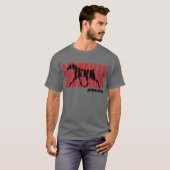 Dobermann-Silhouette, bewegend T-Shirt (Vorne ganz)
