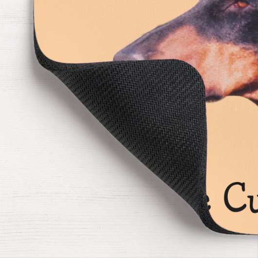 Dobermann sind Cuddlebugs Niedlich Doberman Mousep Mousepad (Ecke)