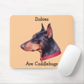 Dobermann sind Cuddlebugs Niedlich Doberman Mousep Mousepad (Mit Mouse)