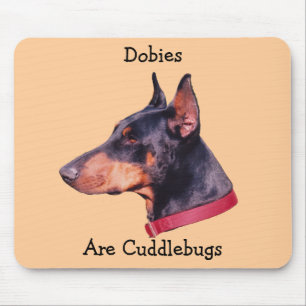 Dobermann sind Cuddlebugs Niedlich Doberman Mousep Mousepad