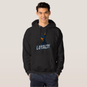 Dobermann – Symbol der Loyalität | LOYALTY Hoodie (Vorne ganz)