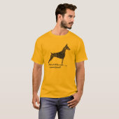 Dobermann-T-Shirt, nicht alle Hunde sind T-Shirt (Vorne ganz)