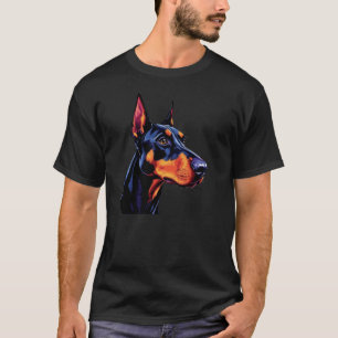 Dobermann Tier T-Shirt