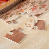 Dobermann träumt von Erdbeertorte Puzzle (Seite)