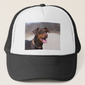 Dobermann Truckerkappe (Vorderseite)