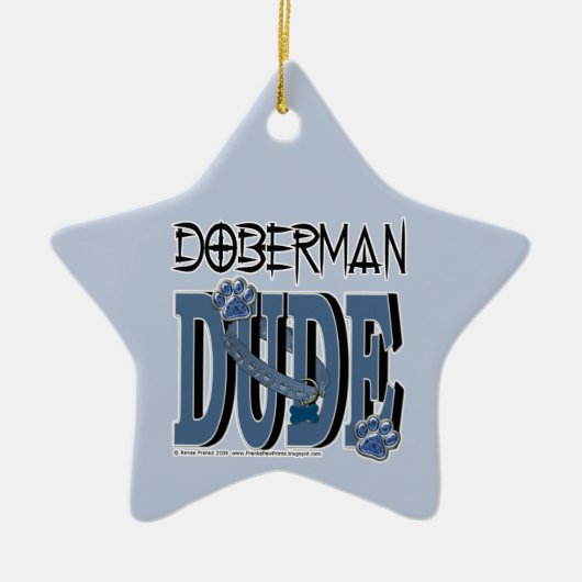 Dobermann TYP Keramikornament (Vorne)