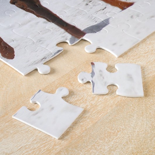 Dobermann und Minuten-Button - BLICK! Ein Mini Puzzle (Seite)