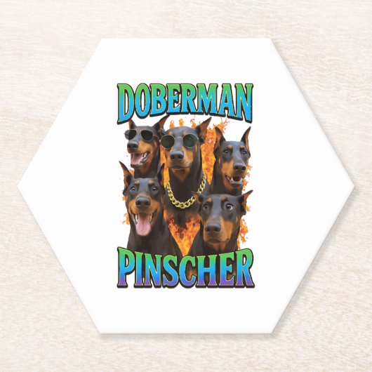Dobermann untersetzer (Vorderseite)