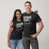 Dobermann Vater Definition Funny Doberman Eigentüm T-Shirt (Unisex)