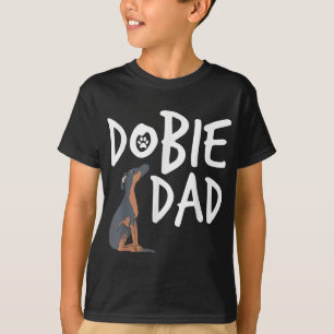 Dobermann Vater Doberman Pinscher Hund Welpe Pet L T-Shirt