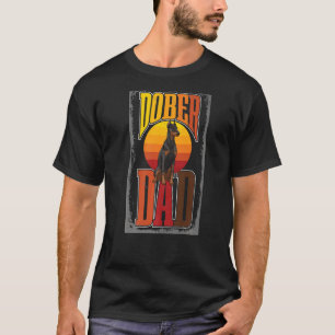 Dobermann Vater Dog Women Doberman Liebe Daddy T-Shirt