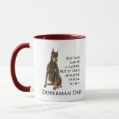 Dobermann-Vater-Tasse Tasse (Links)