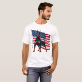 Dobermann-Wächter T-Shirt (Vorne ganz)