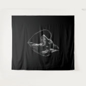 Dobermann Wandteppich (Vorderseite (Horizontal))