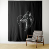 Dobermann Wandteppich (Beispiel)