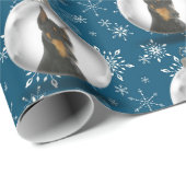 Dobermann-WeihnachtsPackpapier Geschenkpapier (Rolleneckpunkt)