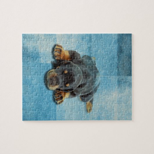 Dobermann Welpe - DobermannPinscher Puzzle (Horizontal)