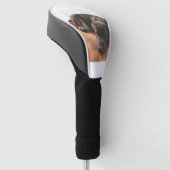 Dobermann-Welpe Golf Headcover (angewinkelt)