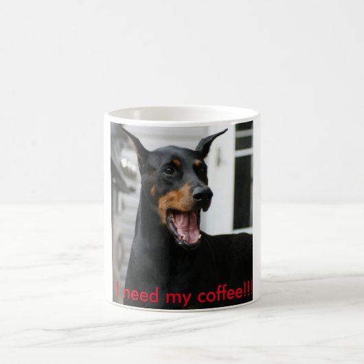 DobermannKaffeetasse Kaffeetasse (Mittel)