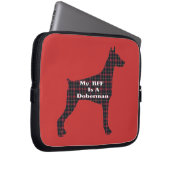 DobermannPinscher BESTE FREUNDIN Laptopschutzhülle (Vorne Rechts)