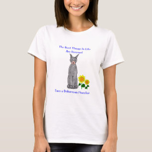 Dobermannpinscher-beste Sachen im Leben-T - Shirt