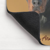 DobermannPinscher fantastisches Mousepad (Ecke)