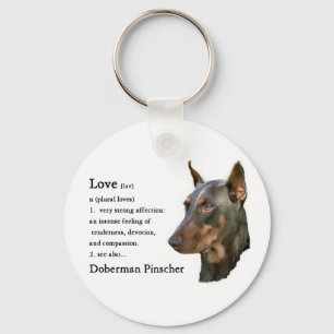 Dobermannpinscher-Geschenke Schlüsselanhänger