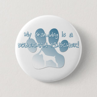 DobermannPinscher Granddog Knopf Button